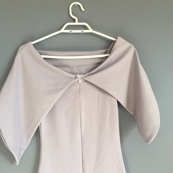 Missguided Lilac Over Bandeau Midi Dress - Picture 4 of 5